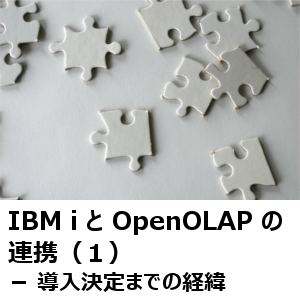IBM i と OpenOLAP の連携（１）－ 導入決定までの経緯